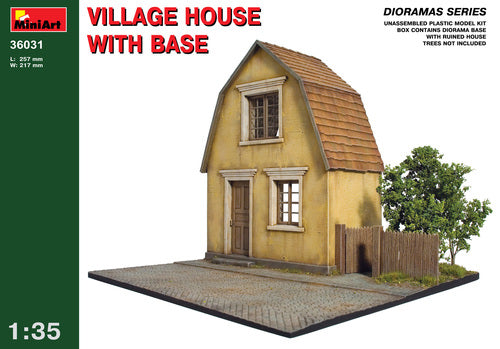 Village House with Base - 1/35 Scale MINA36031