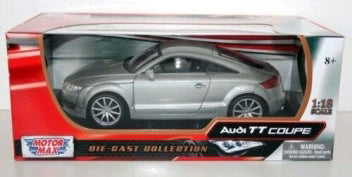 AUDI TT Coupe Silver 2007 - 1/18 Scale - MotorMax - MOT73177