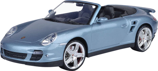 Porsche 911 Turbo Cabriolet Metallic Grey - 1/18 Scale MotorMax MOT73183