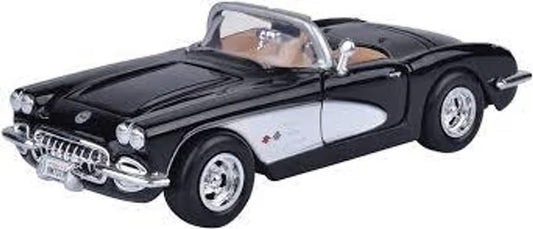 Chev Corvette Black 1959 - 1/24 Scale - MotorMax - MOT73216