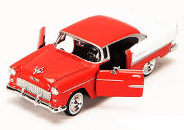 Chevy Bel Air Red 1955 - 1/24 Scale Motormax MOT73229AC RED