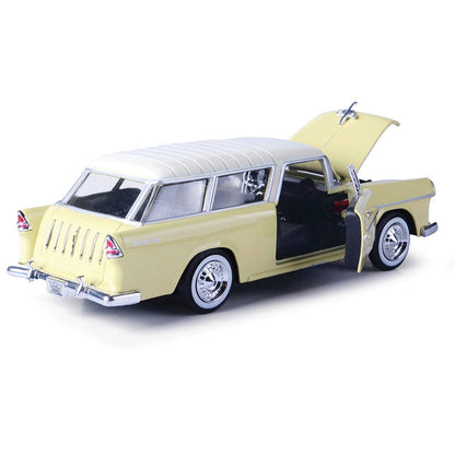 Chevy Bel Air Nomad Light Yellow 1955 - 1/24 Scale Motormax MOT73248AC