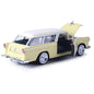 Chevy Bel Air Nomad Light Yellow 1955 - 1/24 Scale Motormax MOT73248AC