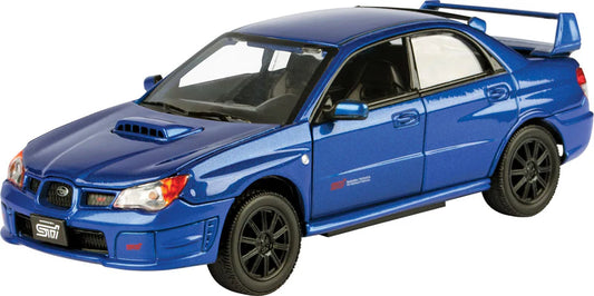 Subaru Impreza WRX STI Blue - 1/24 Scale MotorMax MOT73330