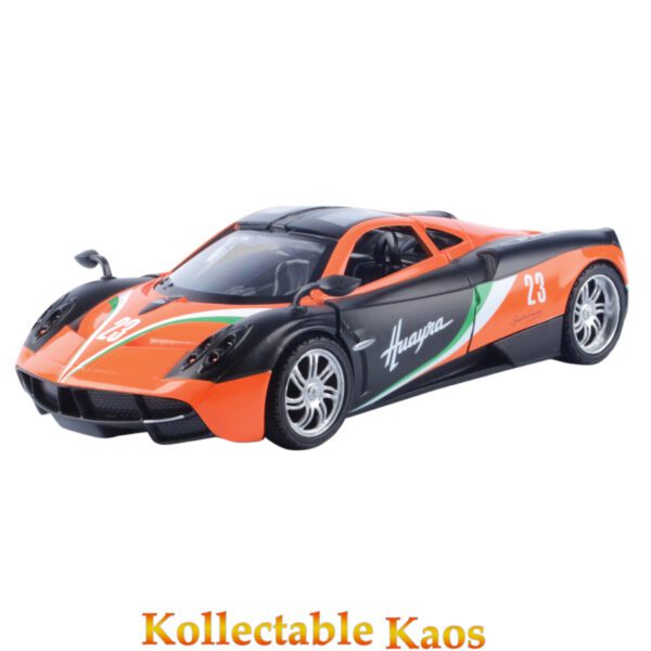 Pagani Huayra GT Racing Orange/Black #23 - 1/24 Scale - MotorMax - MOT73798