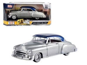 Chevrolet Bel Air Get Low Silver 1950 - 1/24 Scale MotorMax MOT79026