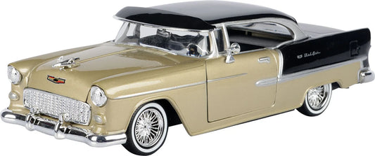 Chevrolet Bel Air Coupe Get Low Gold 1955 - 1/24 Scale MotorMax MOT79031