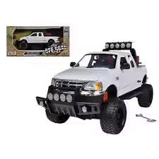 Ford F-150 XLT Flareside Supercab Off Road White 2001 - 1/24 Scale - MotorMax - MOT79132
