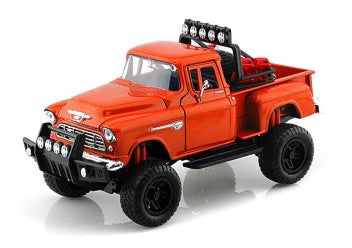 Chevy 5100 Stepside Off Road Orange 1955 - 1/24 Scale - MotorMax - MOT79133