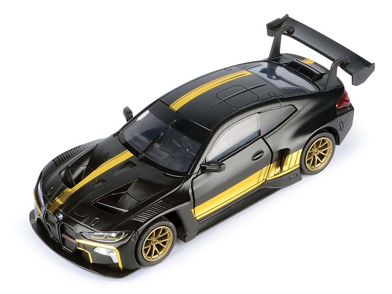 BMW M4 GT3 Midnight Eclipse Black/Gold - 1/24 Scale MotorMax MOT79206