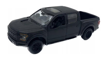 Ford F150 Raptor Matt Black 2017 - 1/24 Scale - MotorMax - MOT79344