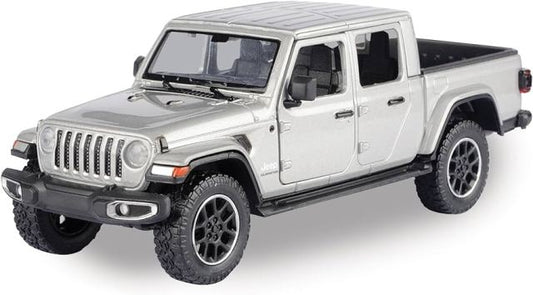 Jeep Gladiator Overland Hard Top Silver 2021 - 1/27 Scale - MotorMax - MOT79365