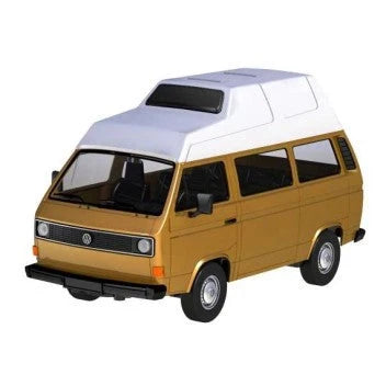 Volkswagen Type 2 (T3) Camper Met Brown - 1/24 Scale - MotorMax - MOT79594