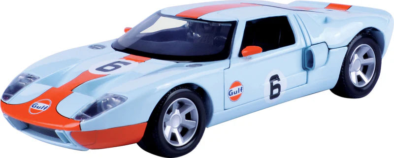 Ford GT with Gulf Livery Gulf Colours - 1/24 Scale MotorMax MOT79641