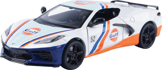 Corvette C8 with Gulf Livery 2020 - 1/24 Scale MotorMax MOT79664