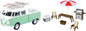 VW Type 2 (T1) Double Cab Pickup Roadside Adventures  - 1/24 Scale MotorMax MOT79721