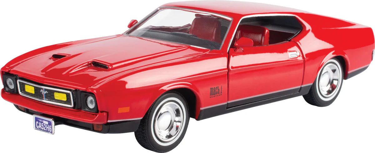 Ford Mustang Mach 1 James Bond Red 1971 - 1/24 Scale MotorMax MOT79851