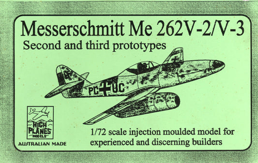 Messerschmitt Me.262V-2/V-3 - 1/72 Scale High Planes Models HPM72042