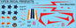 SAAF Mirage IIICZ '801' Decal Sheet - 1/72 Scale Viper Decal Products MSA72005