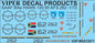 SAAF BAe Hawk 120  '262' - 1/72 Scale Viper Decal Products MSA72071