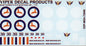 SAAF Korea P-51D Mustang 361 - 1/72 Scale Viper Decal MSA72096