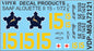 SAAF Alouette II '15' - 1/72 Scale Viper Decal Products MSA72121