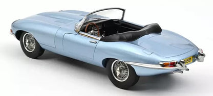 JAGUAR E-TYPE CABRIOLET BLUE METALLIC 1962 LTD ED 900 1/12 Scale NOREV MTDNOR122722