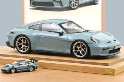 Porsche 911 S/T Meissen Blue 2023 LTD ED - 1/12 Scale - NOREV - MTDNOR127550