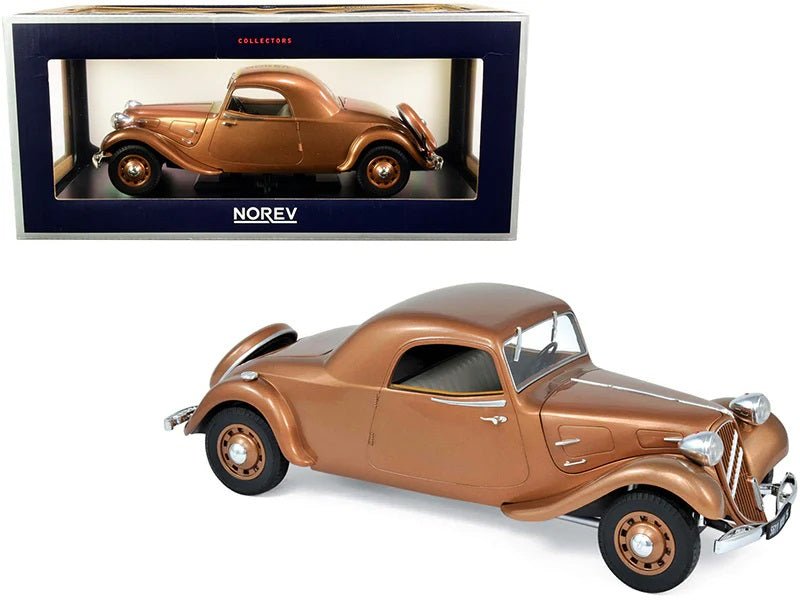 CITROËN "TRACTION AVANT" 11B COUPÉ BROWN 1938 1/18 Scale NOREV MTDNOR181441