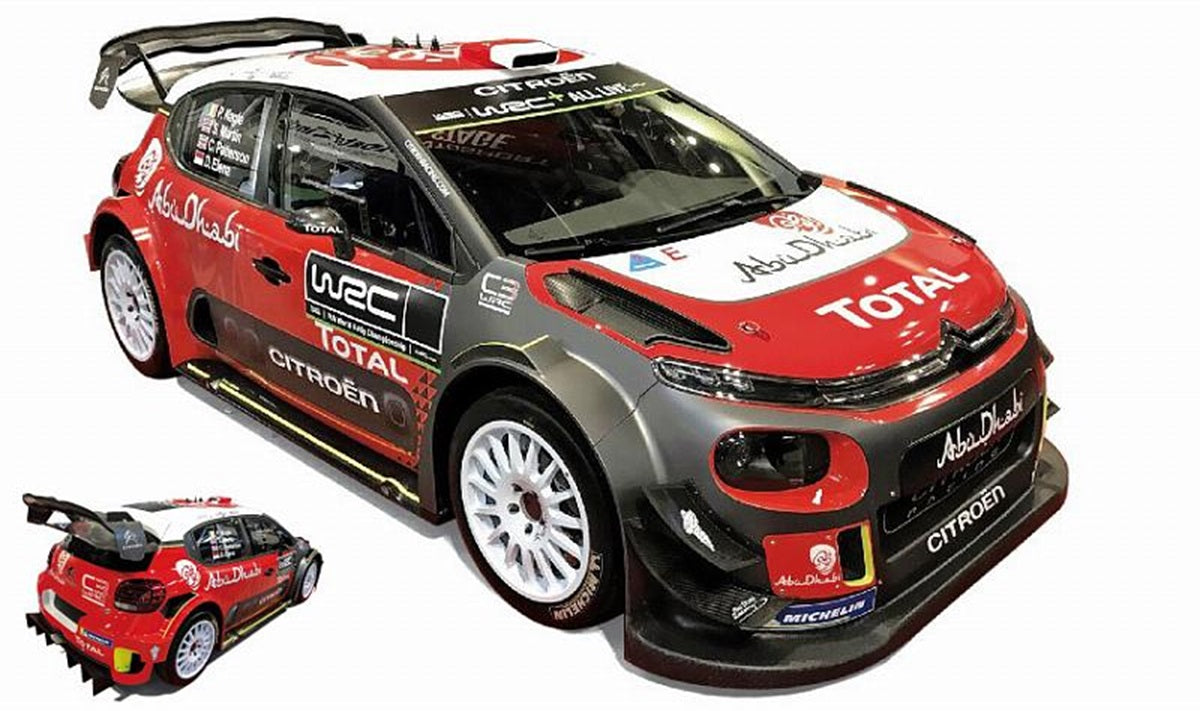 CITROËN C3 WRC OFFICIAL PRESENTATION ED  2018 1/18 Scale NOREV MTDNOR181635