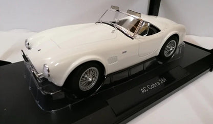 AC COBRA 289 WHITE 1963 CLOSED BODY SHELL 1/18 Scale NOREV MTDNOR182752