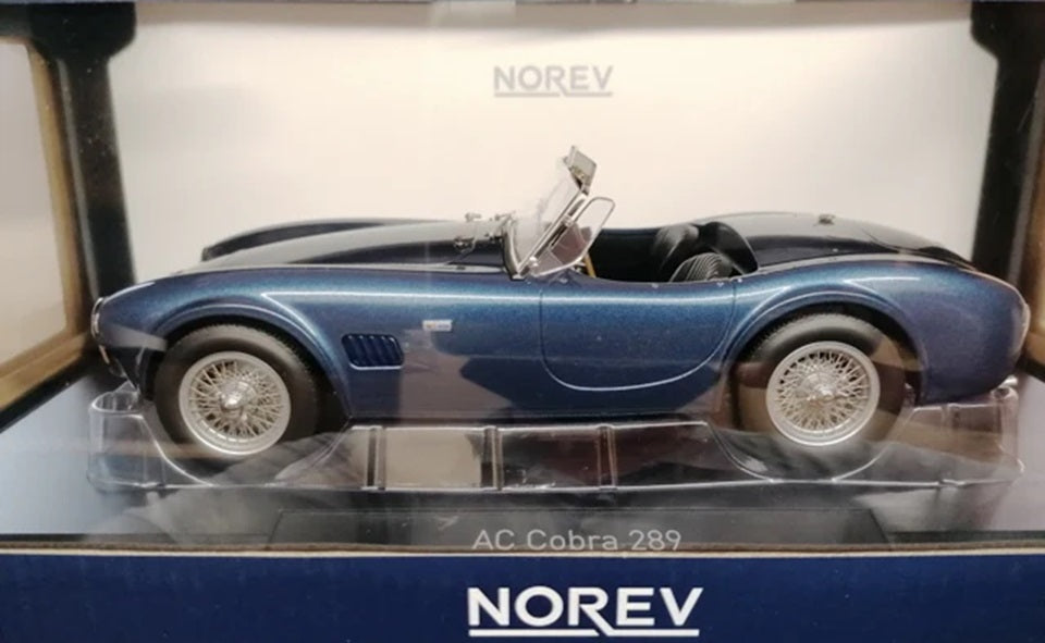 AC COBRA 289 BLUE 1963 CLOSED BODY SHELL 1/18 Scale NOREV MTDNOR182753