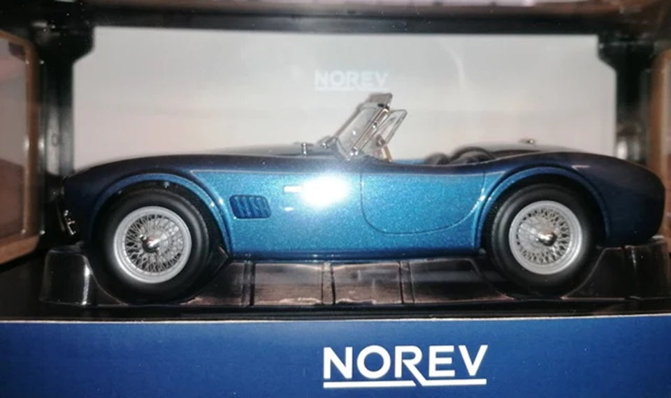 AC COBRA 289 BLUE 1963 CLOSED BODY SHELL 1/18 Scale NOREV MTDNOR182753