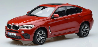 BMW X6 M RED METALLIC 2015 1/18 SCALE NOREV MTDNOR183242