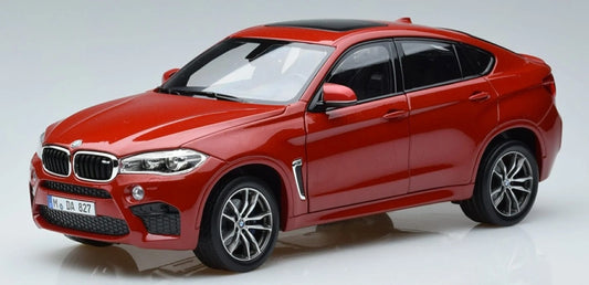 BMW X6 M RED METALLIC 2015 1/18 SCALE NOREV MTDNOR183242