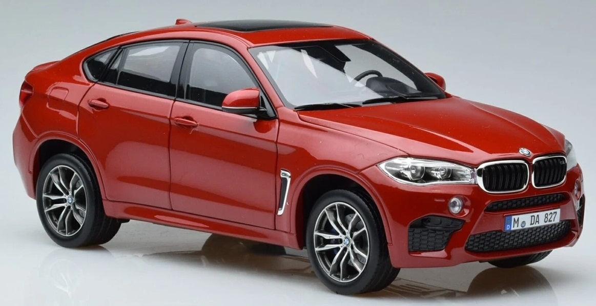 BMW X6 M RED METALLIC 2015 1/18 SCALE NOREV MTDNOR183242