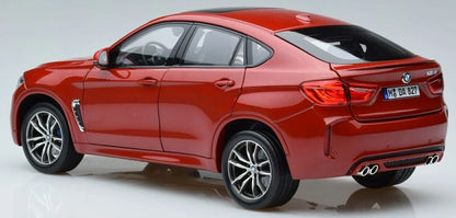 BMW X6 M RED METALLIC 2015 1/18 SCALE NOREV MTDNOR183242