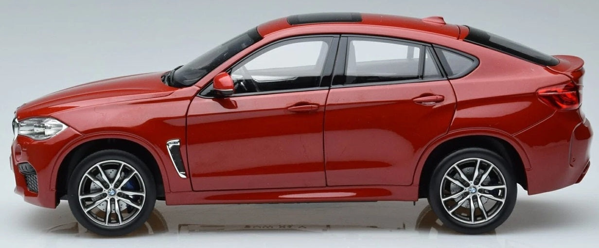 BMW X6 M RED METALLIC 2015 1/18 SCALE NOREV MTDNOR183242