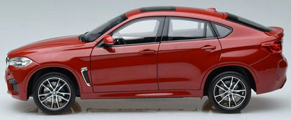 BMW X6 M RED METALLIC 2015 1/18 SCALE NOREV MTDNOR183242