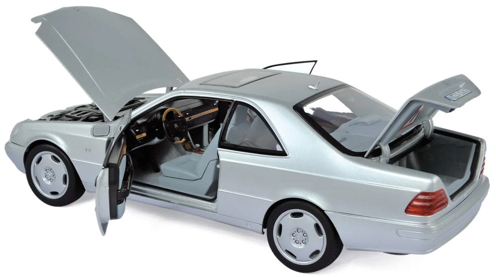MERCEDES-BENZ S600 COUPÉ SILVER 1998 1/18 Scale NOREV MTDNOR183446