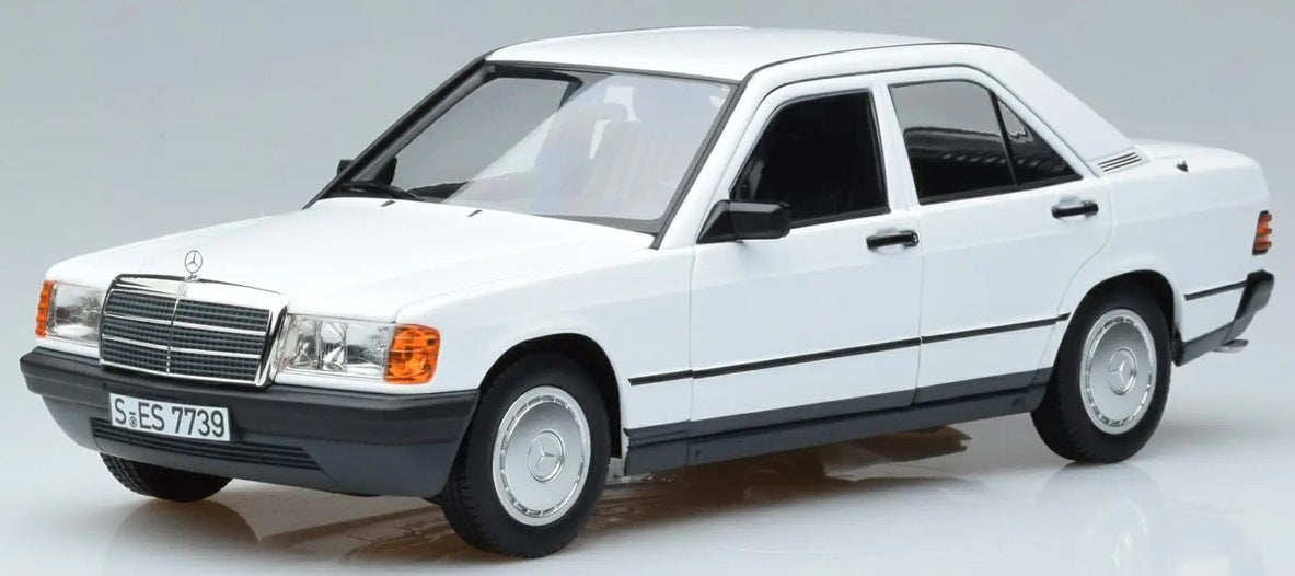 MERCEDES-BENZ 190E WHITE 1984 1/18 Scale NOREV MTDNOR183820