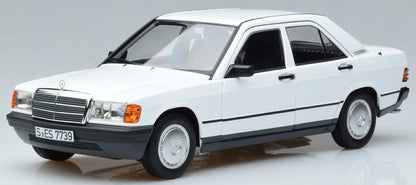 MERCEDES-BENZ 190E WHITE 1984 1/18 Scale NOREV MTDNOR183820