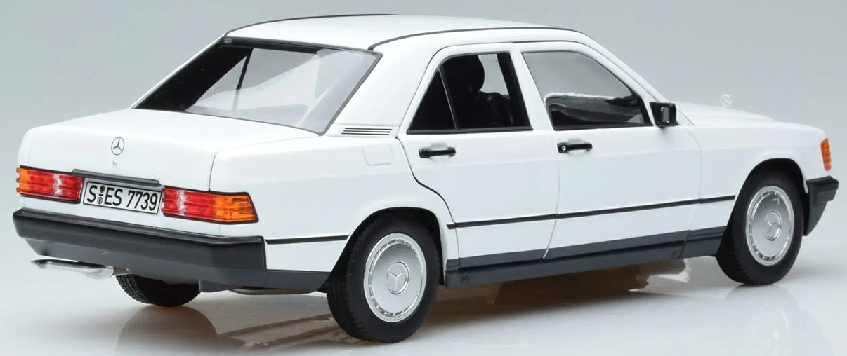 MERCEDES-BENZ 190E WHITE 1984 1/18 Scale NOREV MTDNOR183820