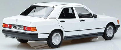 MERCEDES-BENZ 190E WHITE 1984 1/18 Scale NOREV MTDNOR183820