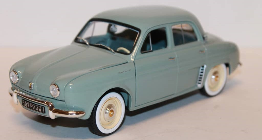 RENAULT DAUPHINE (REPROD '22) AZUR BLUE 1958 1/18 Scale NOREV MTDNOR185159