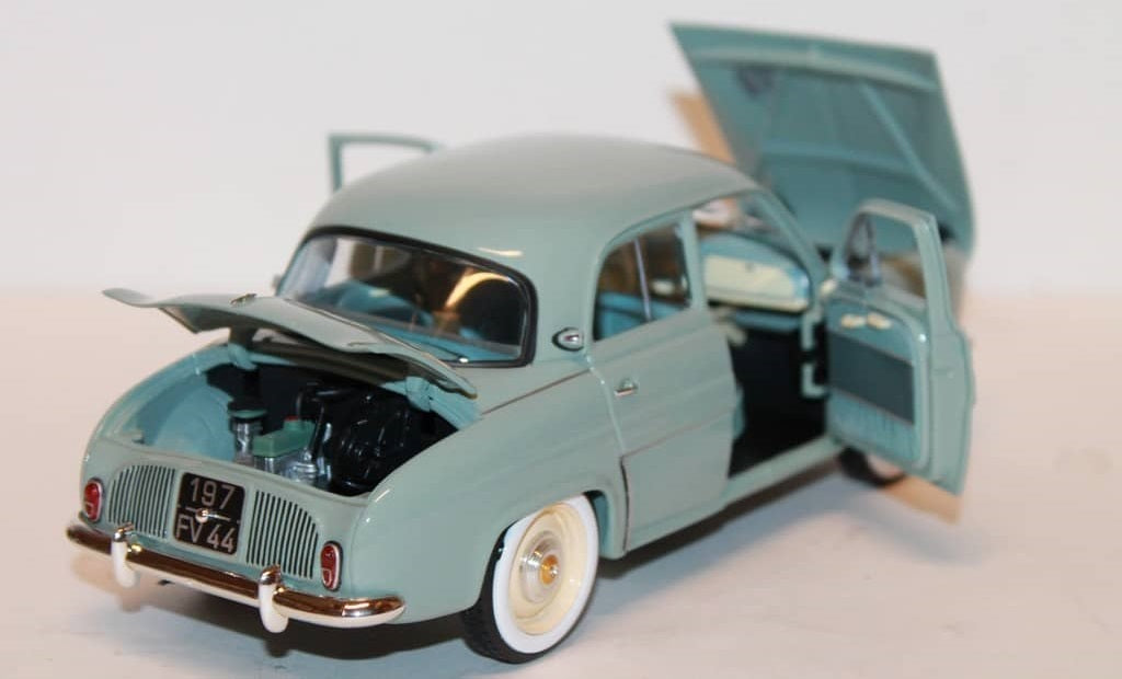 RENAULT DAUPHINE (REPROD '22) AZUR BLUE 1958 1/18 Scale NOREV MTDNOR185159