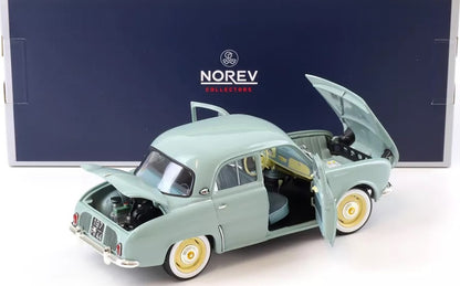RENAULT DAUPHINE (REPROD '22) AZUR BLUE 1958 1/18 Scale NOREV MTDNOR185159