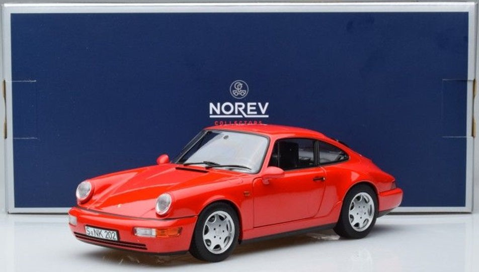 PORSCHE 911 CARRERA 2  RED 1990 1/18 Scale NOREV MTDNOR187320