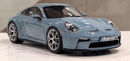 PORSCHE 911 S/T 2023 MEISSEN BLUE 1/18 Scale NOREV MTDNOR187470