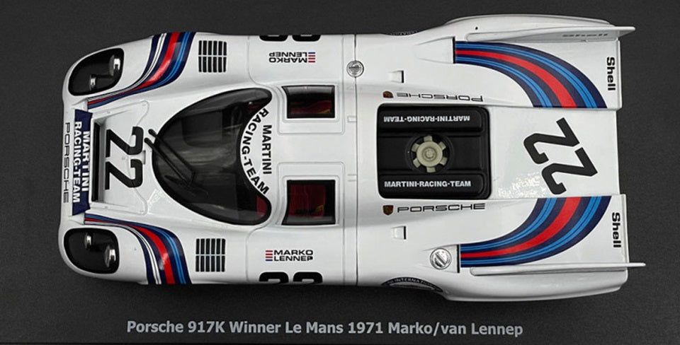 PORSCHE 917K WIN FRA 24H MARKO/V LENNEP '71 CLSED BODY 1/18 Scale NOREV MTDNOR187588